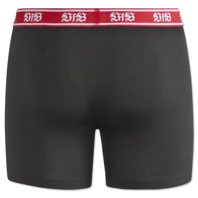 schwarze Rückseite der Boxershorts mit VfB Logo am oberen Rand