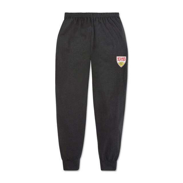 schwarze Pyjama Hose mit VfB Wappen
