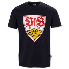 VfB T-Shirt Wappen schwarz 