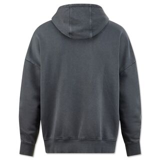 graue Rückseite des Hoodies
