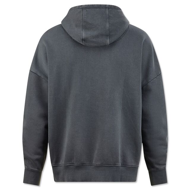 graue Rückseite des Hoodies