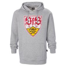 VfB Hoodie Wappen used grau 
