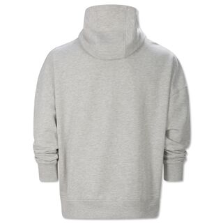 graue Rückseite des Hoodies