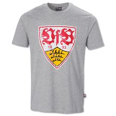 VfB T-Shirt Wappen used grau