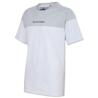 T-Shirt in verschiedenen Grautönen mit schwarzer Aufschrift VfB Stuttgart