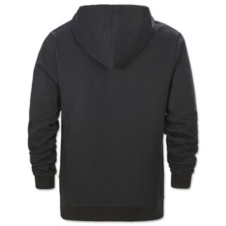 dunkelgraue Rückseite des Hoodies