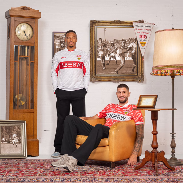 VfB champions league home jersey long-sleeve 26/27
