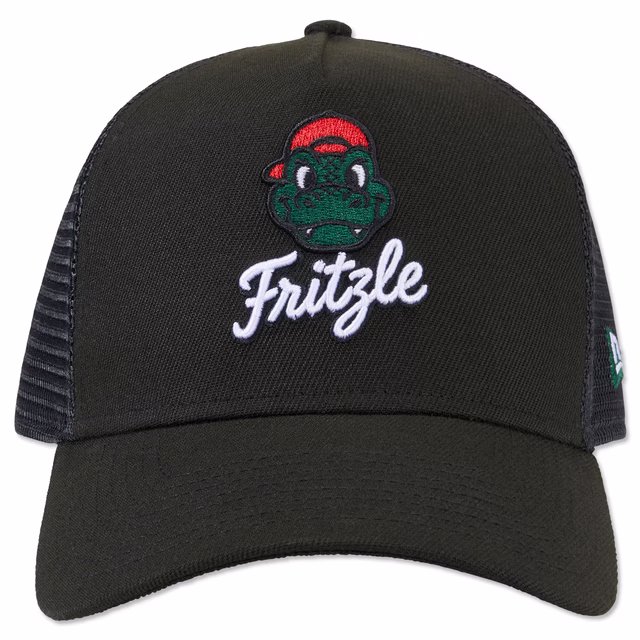 Schwarze Cap mit Fritzle Grafik und Schriftzug Fritzle 