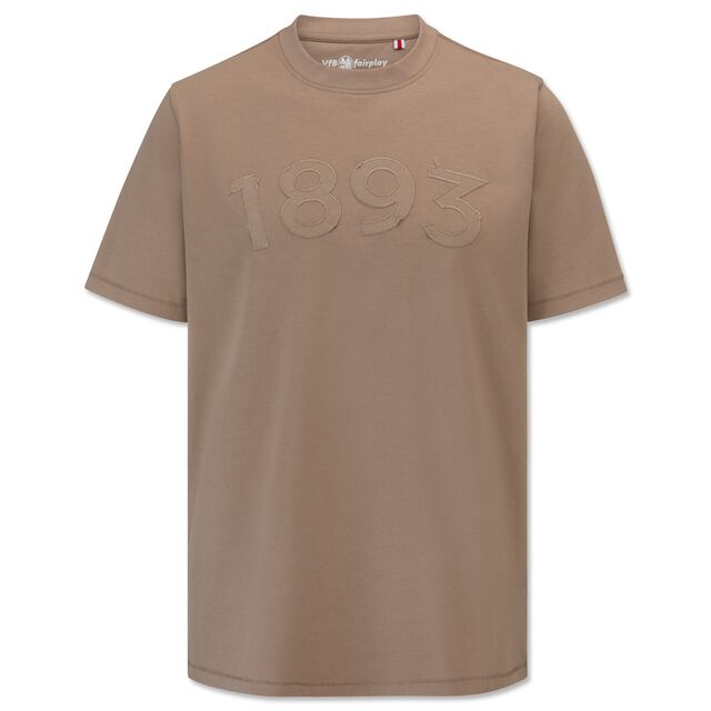 VfB T-Shirt 1893 beige oversized