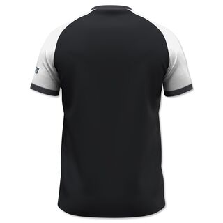 schwarz-weiße Rückseite des Trainingsshirts 25/26