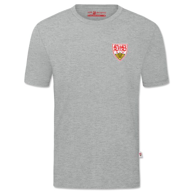VfB T-Shirt Wappenstick grau 