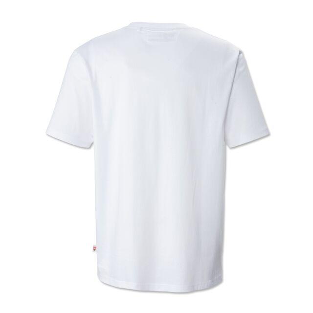 weiße Rückseite des VfB Kids T-Shirts Brustring Wappen