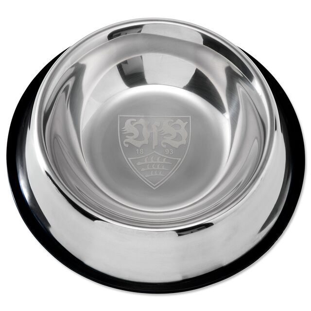 Silberner Hundenapf mit VfB Wappen 