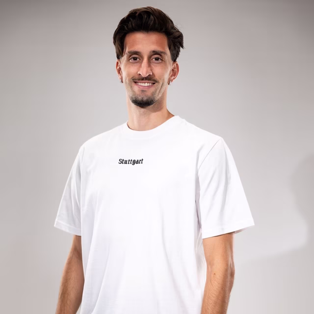VfB t-shirt blurred emblem white