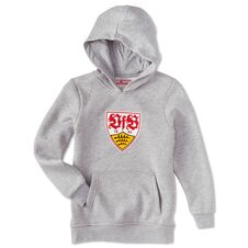 VfB Kids Hoodie Wappen grau