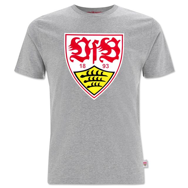 graues T-Shirt mit VfB Wappen