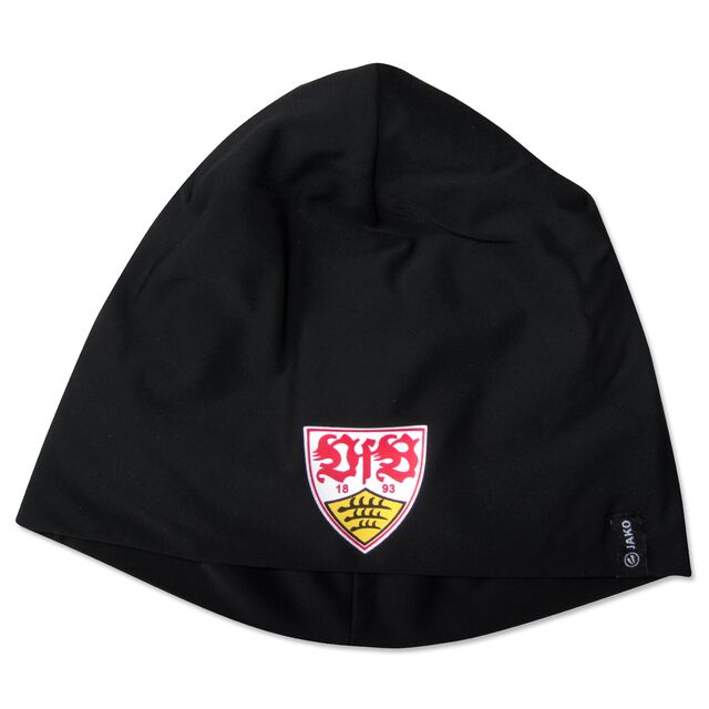 schwarze Beanie mit VfB Wappen