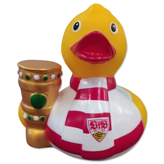Badeente mit DFB Pokal 