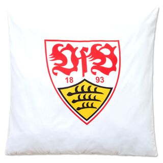 weißes Kissen mit VfB Wappen