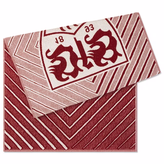 VfB Duschtuch Wappen bordeaux