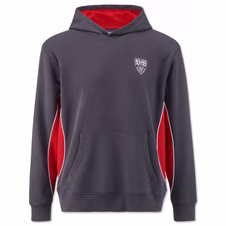 VfB hoody charcoal gray & red