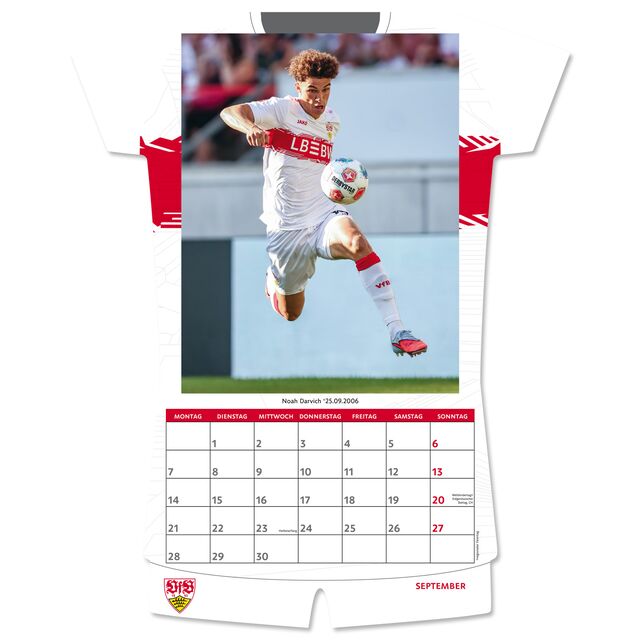 VfB shirt calendar 2026