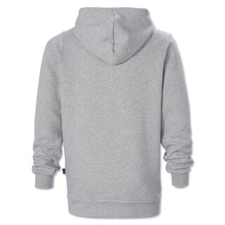 graue Rückseite des Hoodies