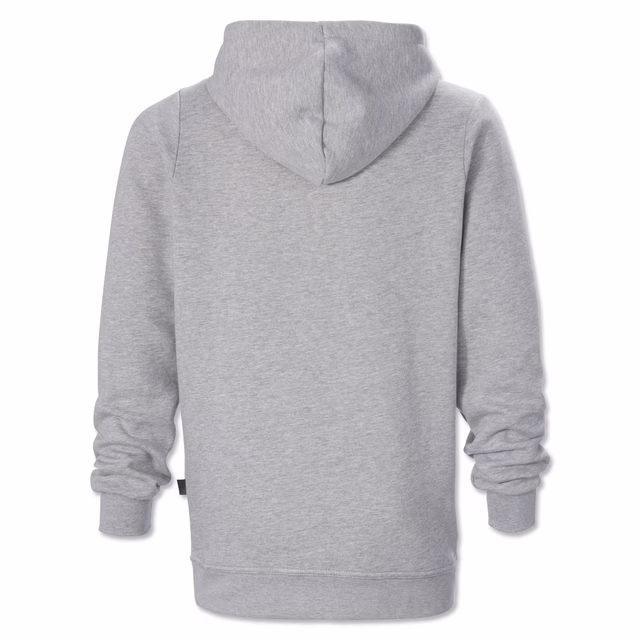 graue Rückseite des Hoodies